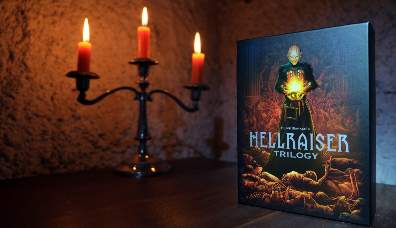 Hellraiser Trilogy Blu-ray-Deluxe-Box Limited Edition Blu-ray-Set 5 Discs im Digipack Buch im Hartkarton 1750 Stück